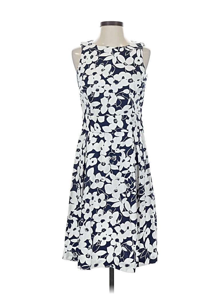 Pre-owned Chaps Casual Dress In Blue