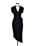Boohoo Black Blue Cocktail Dress Size 8 - photo 1