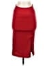 Alice + Olivia 100% Wool Solid Red Casual Skirt Size 2 - photo 1