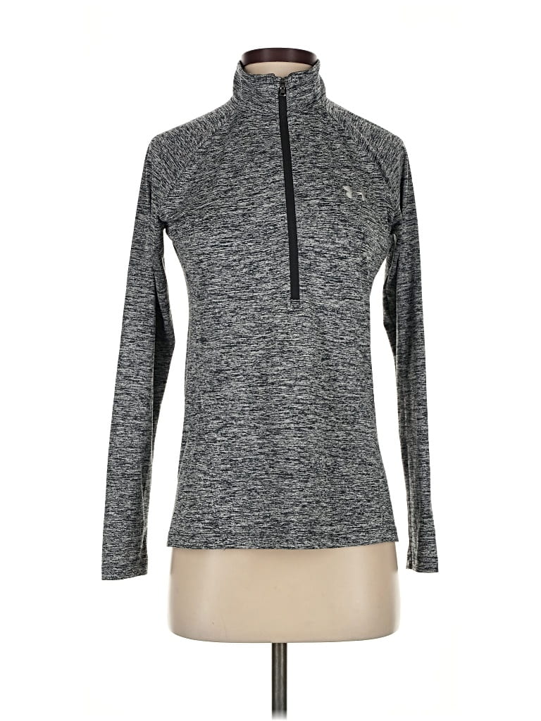 Pre-owned Under Armour Fleece Jacket In Gray