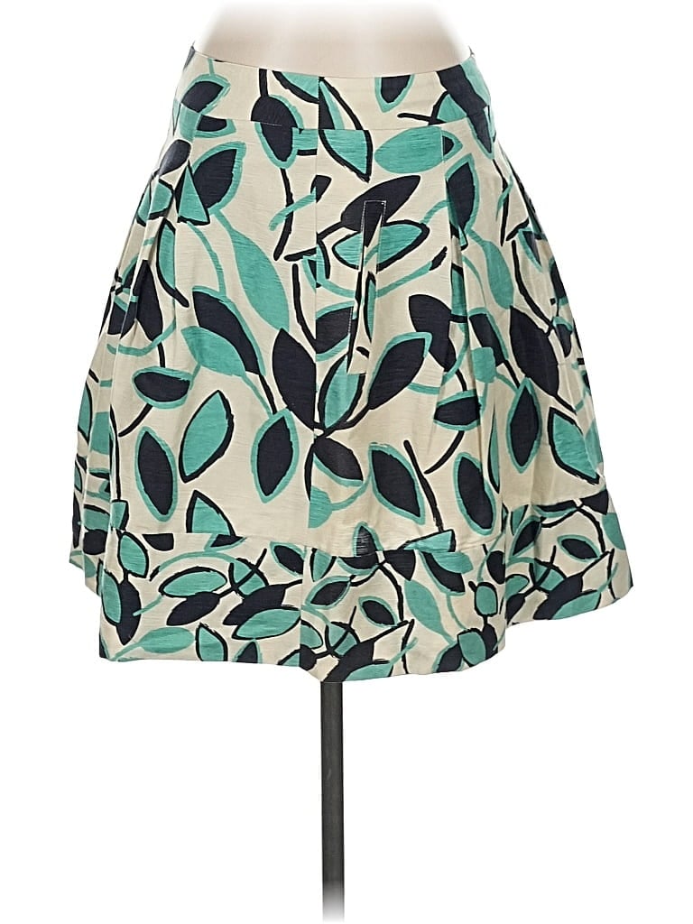 Pre-owned Bcbgmaxazria Silk Skirt In Green