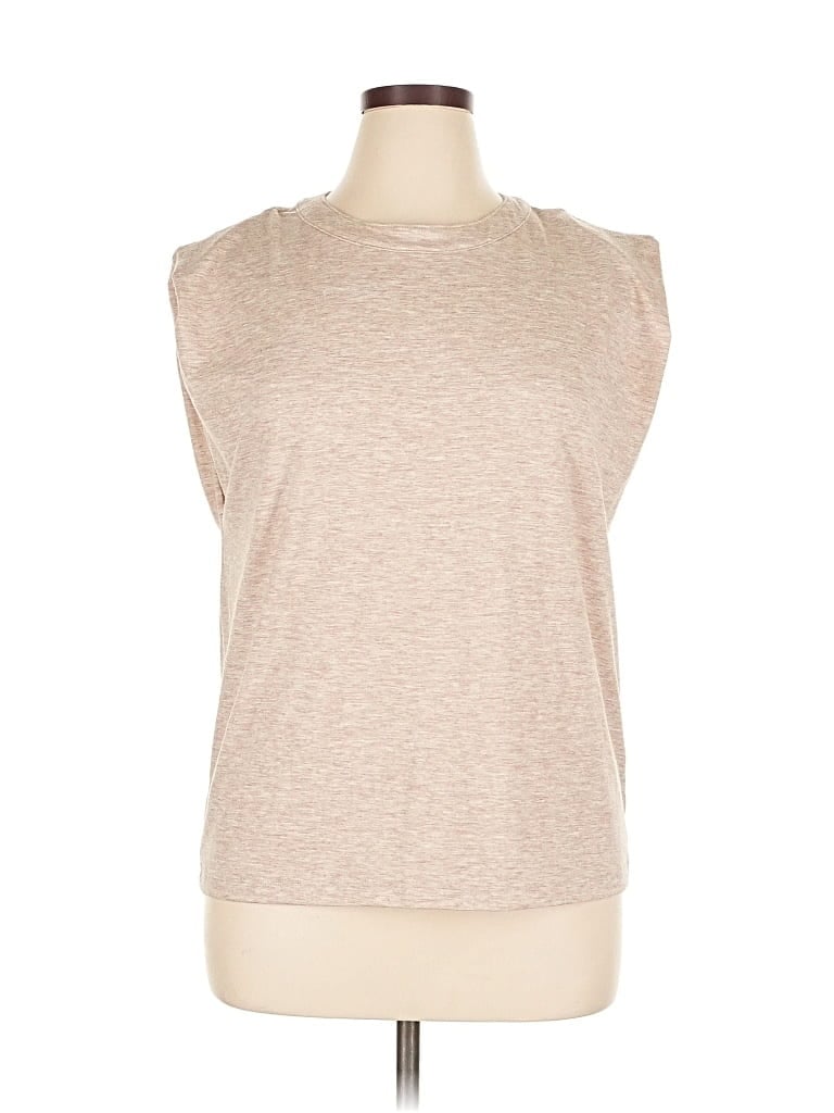 Pre-owned Banana Republic Factory Store Sleeveless T-shirt In Brown