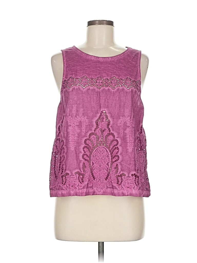 Pre-owned Express Sleeveless Blouse In Pink