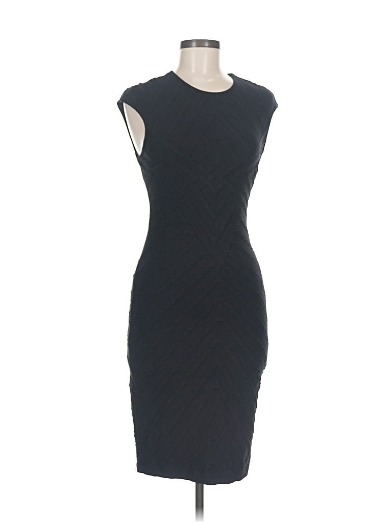 Pre-owned Bebe Cocktail Dress In Black