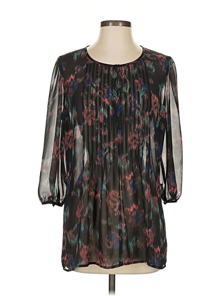 Pre-owned Kimchi Blue 3/4 Sleeve Blouse In Black