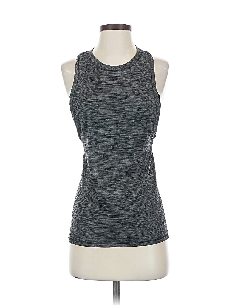 Pre-owned Lululemon Athletica Active Tank Top In Gray