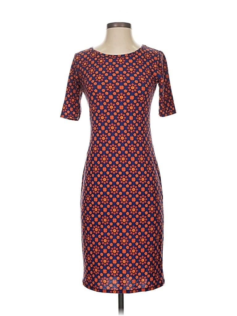 Pre-owned Lularoe Casual Dress In Orange