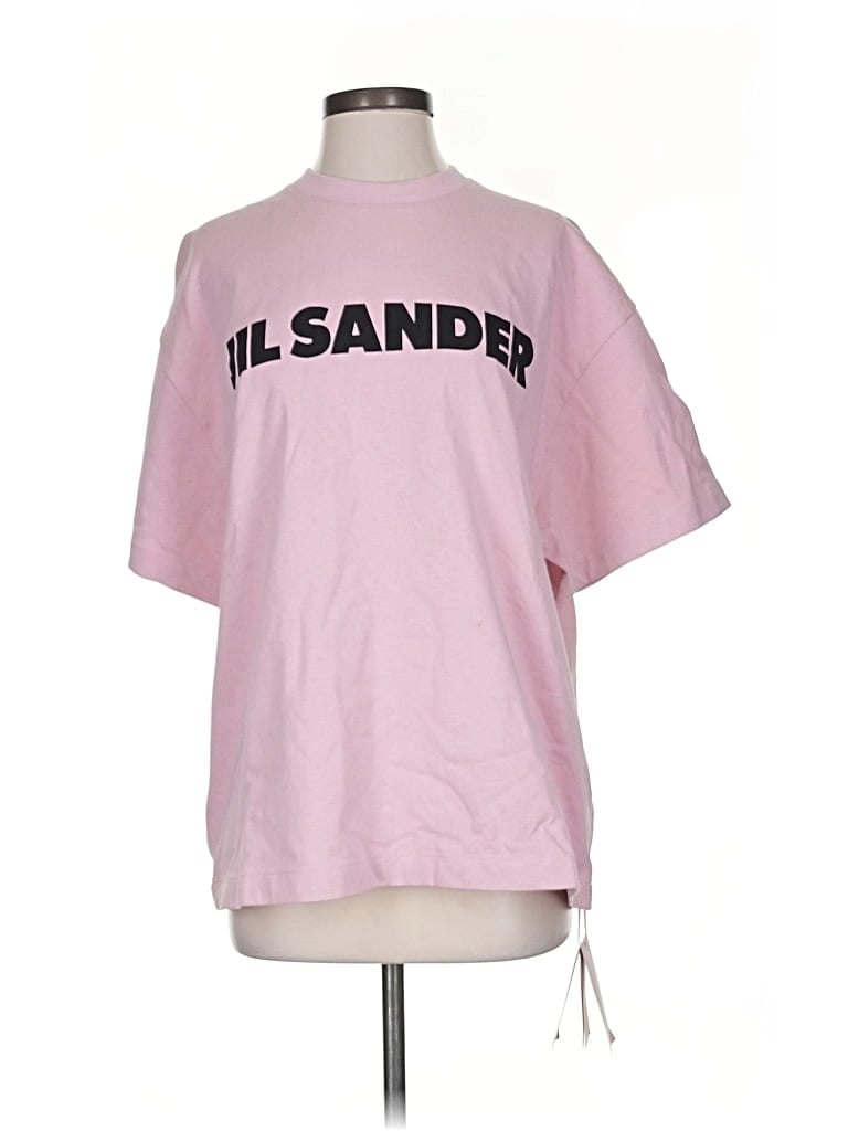 Pre-owned Jil Sander Short Sleeve T-shirt In Pink