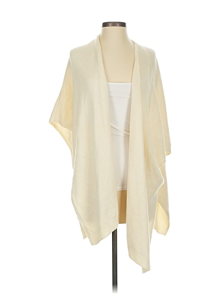 Pre-owned Ann Taylor Loft Cardigan Sweater In White