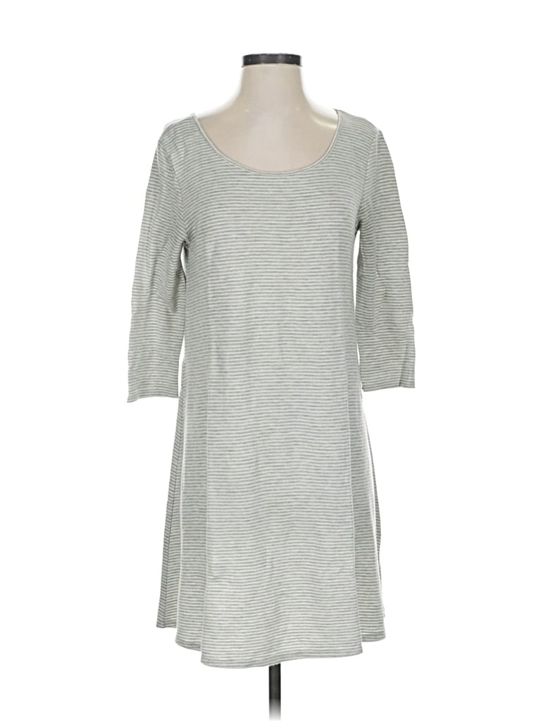 Pre-owned Olive & Oak Casual Dress In Gray