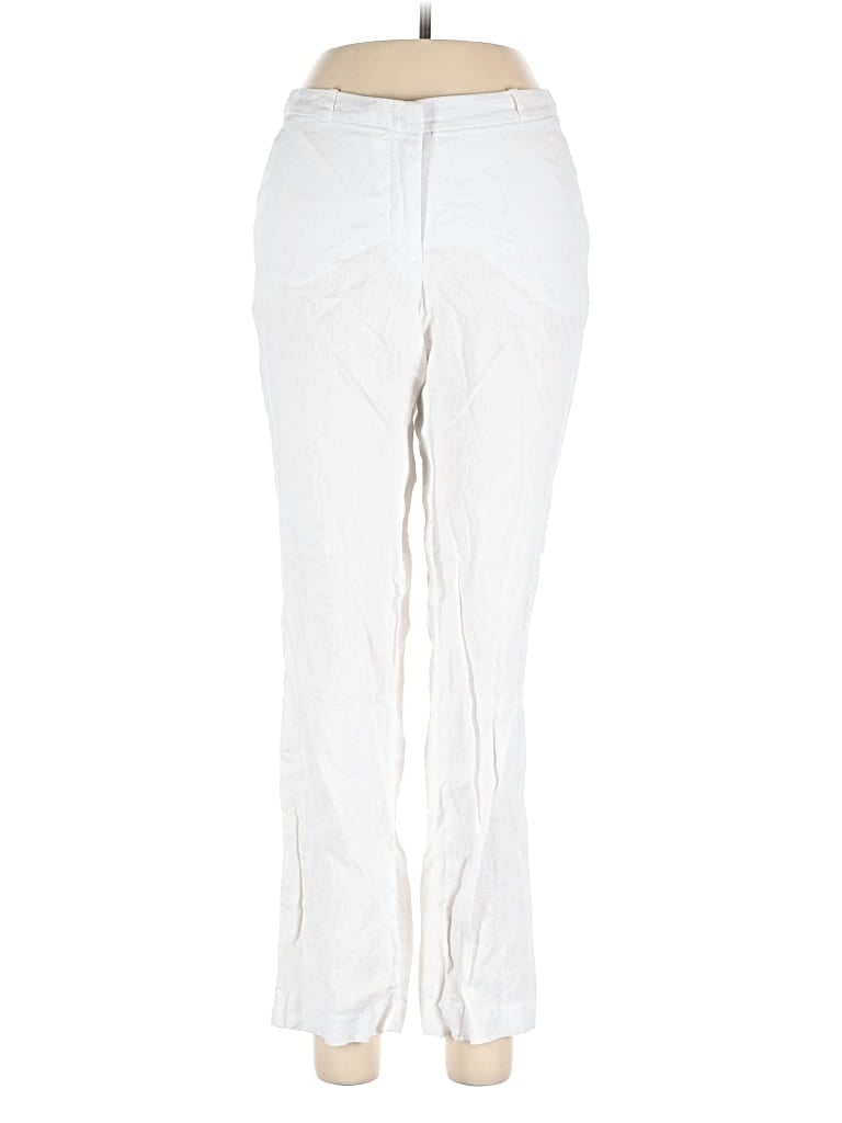 H&M Pre-owned Linen Pants In White