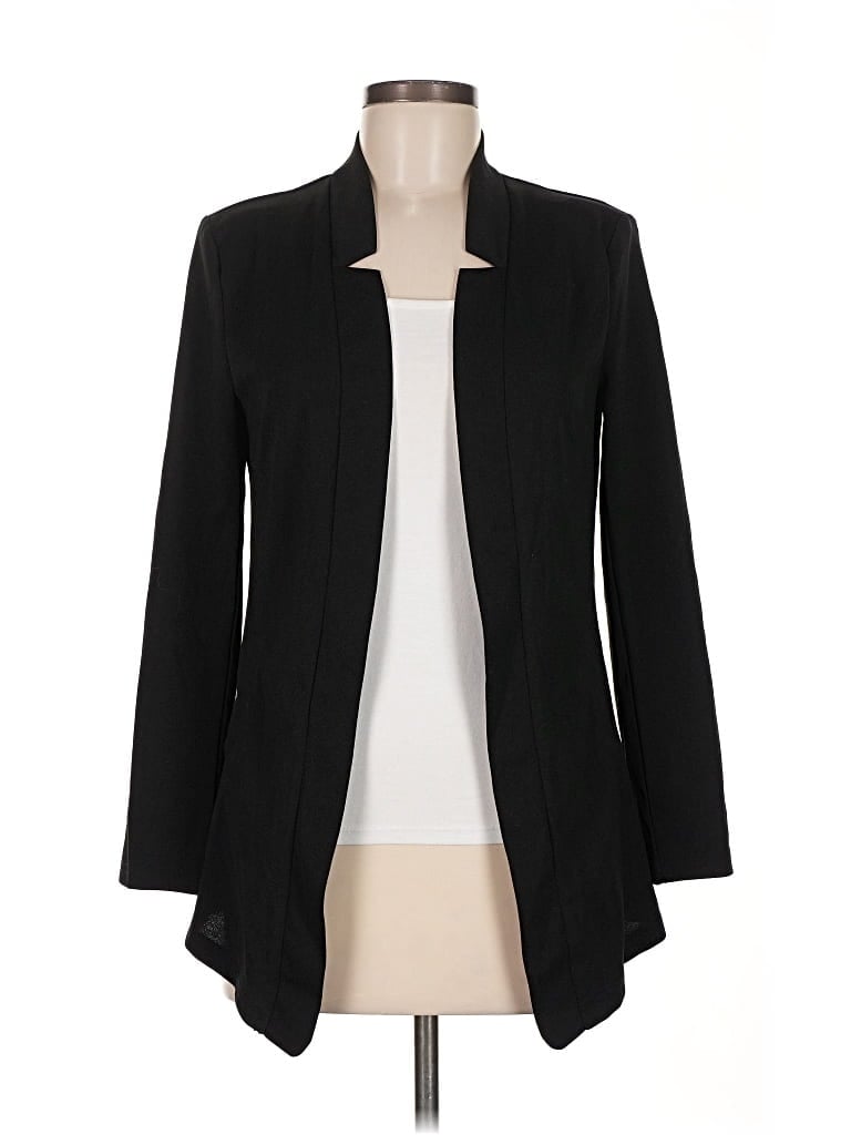 Pre-owned Shein Blazer Jacket In Black