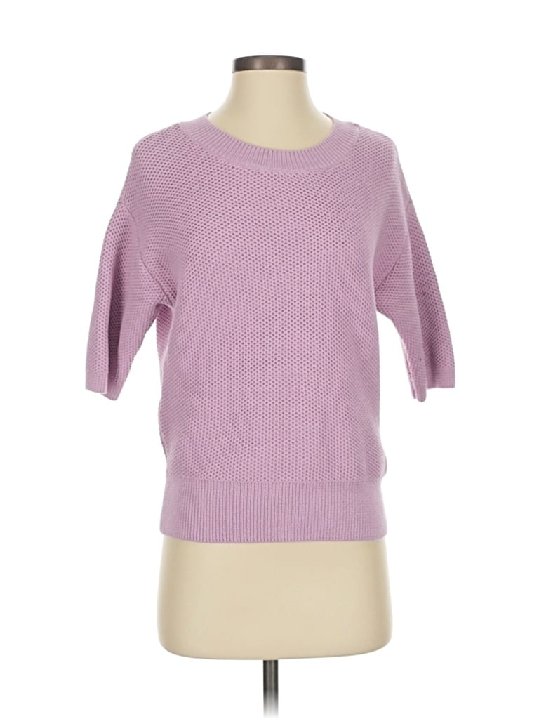 Pre-owned Ann Taylor Pullover Sweater In Purple
