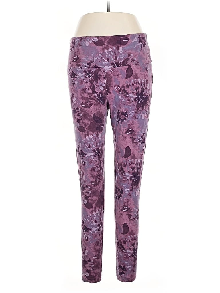 Pre-owned Terra & Sky Casual Pants In Purple