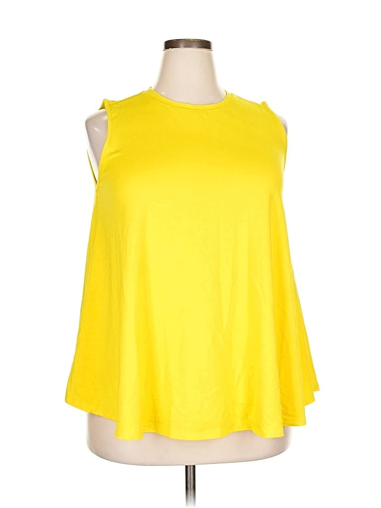 Pre-owned Universal Standard Sleeveless T-shirt In Yellow