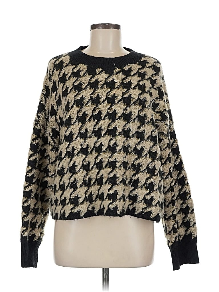 Pre-owned Max Studio Pullover Sweater In Black