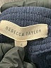 Rebecca Taylor Chevron-herringbone Blue Track Pants Size 4 - photo 7