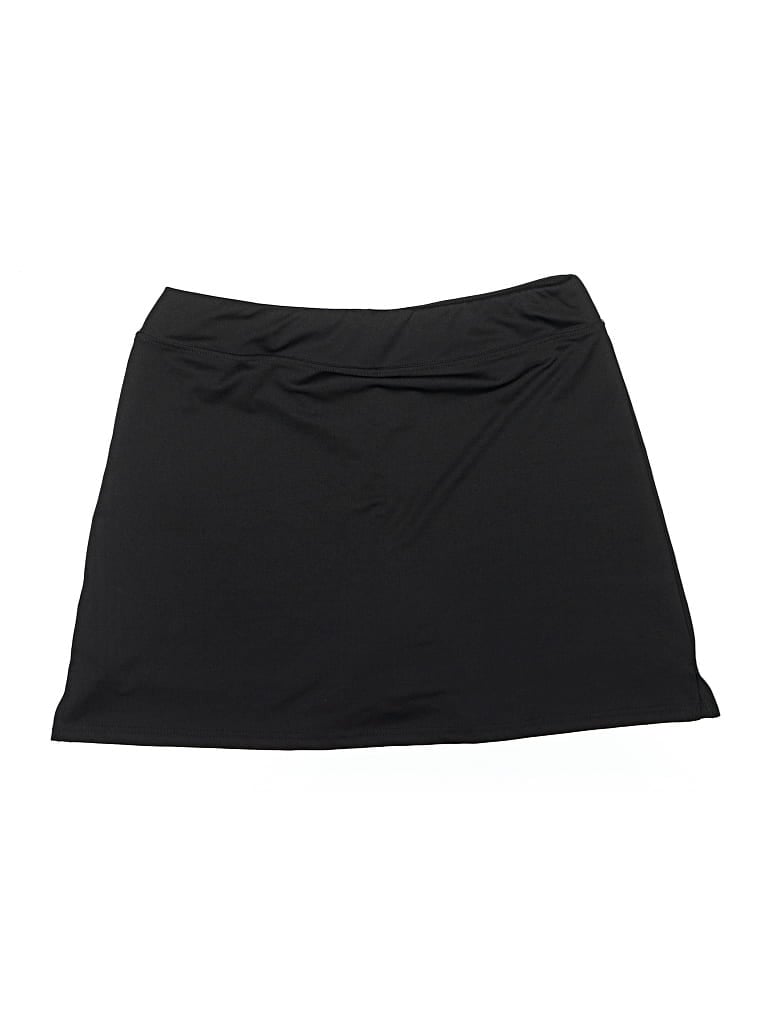 Pre-owned Ekouaer Active Skort In Black
