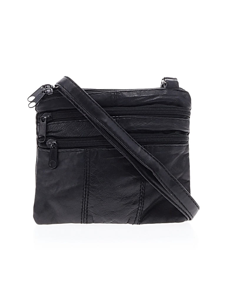 Pre-owned Unbranded Crossbody Bag In Black