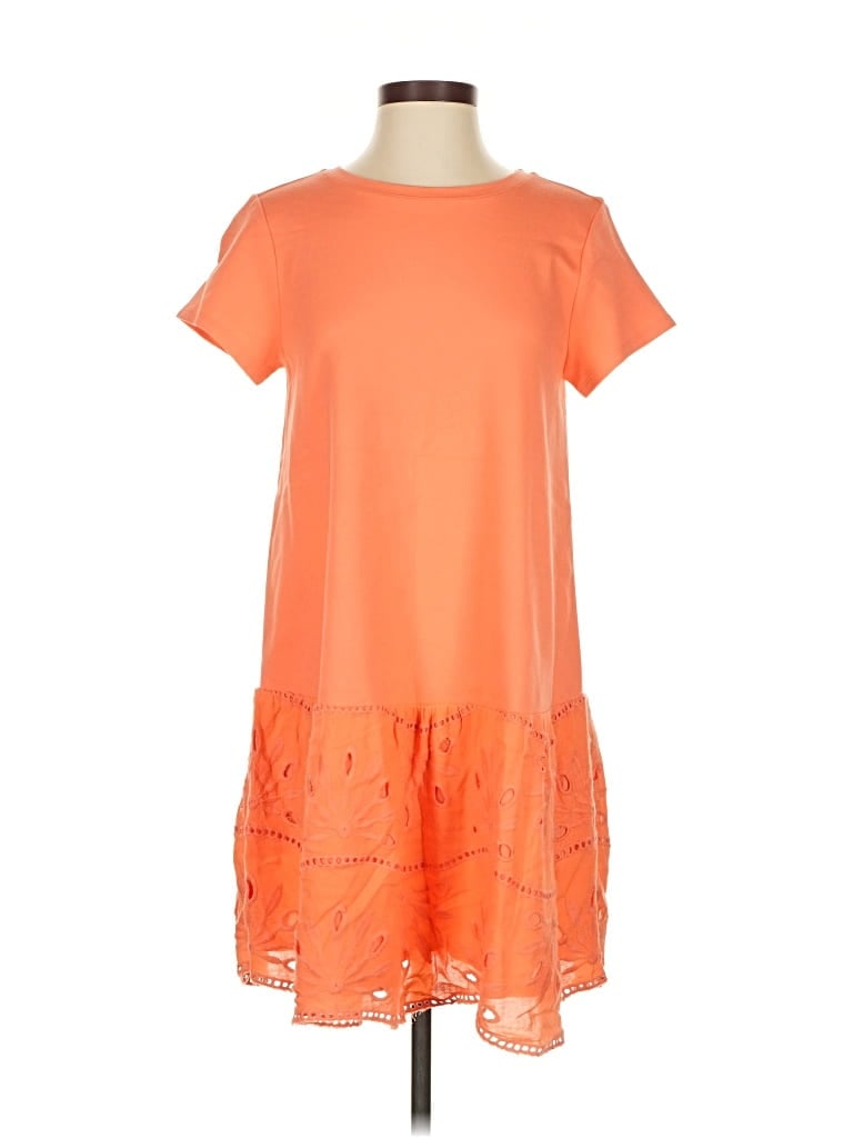 Pre-owned Maeve By Anthropologie Casual Dress In Orange