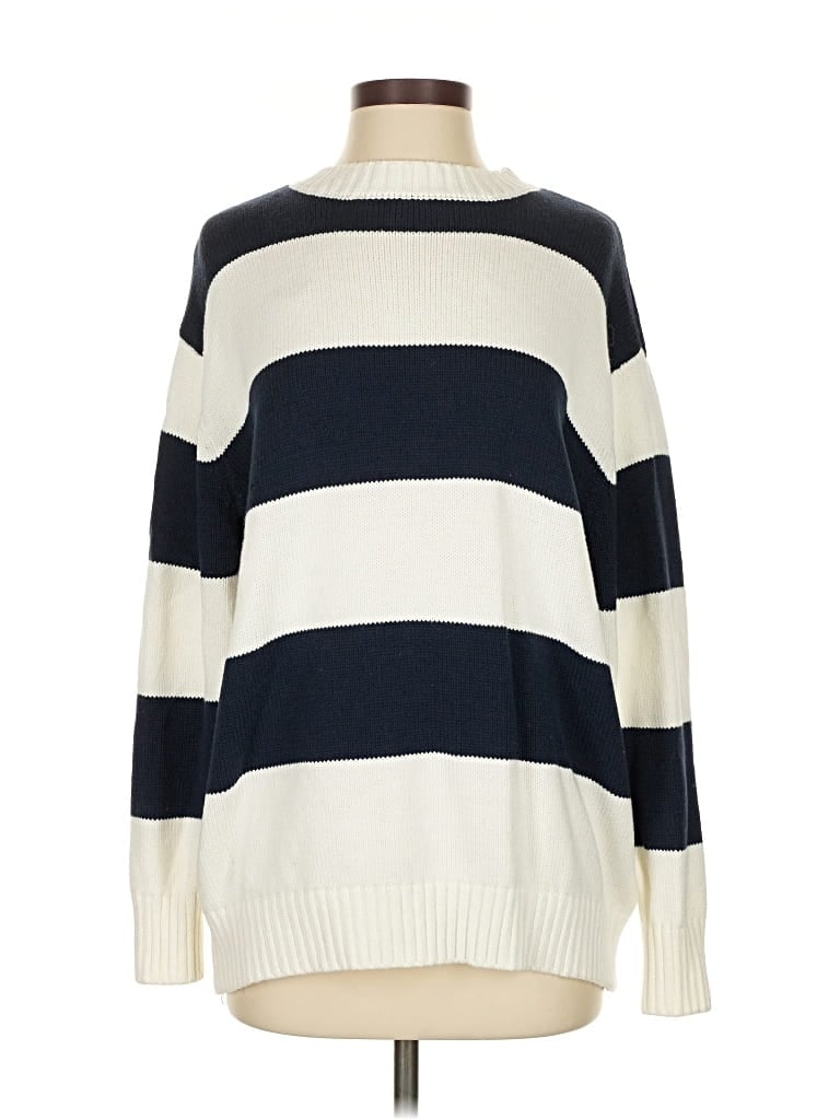 Pre-owned Jessica Simpson Pullover Sweater In White