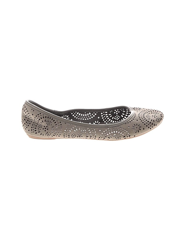 Pre-owned American Rag Cie Flats In Gray