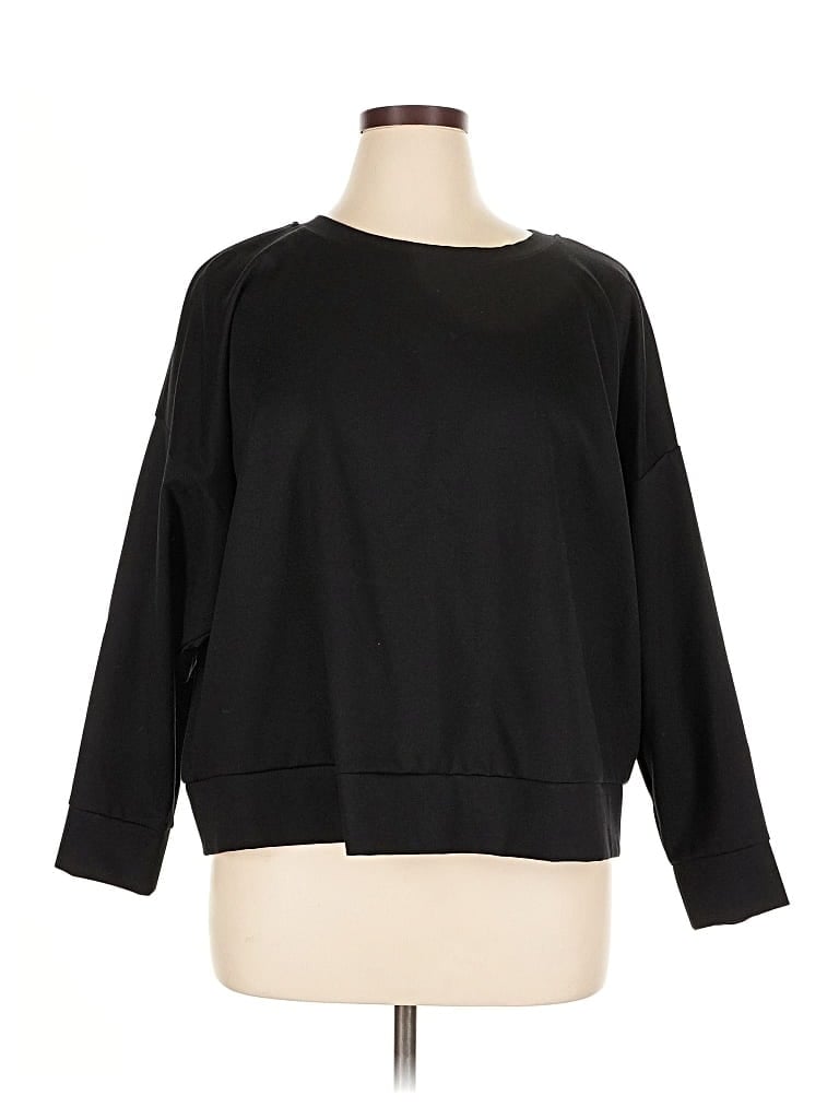 Pre-owned Eileen Fisher Pullover Sweater In Black