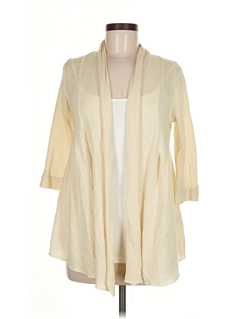 Pre-owned Pins And Needles Cardigan Sweater In White