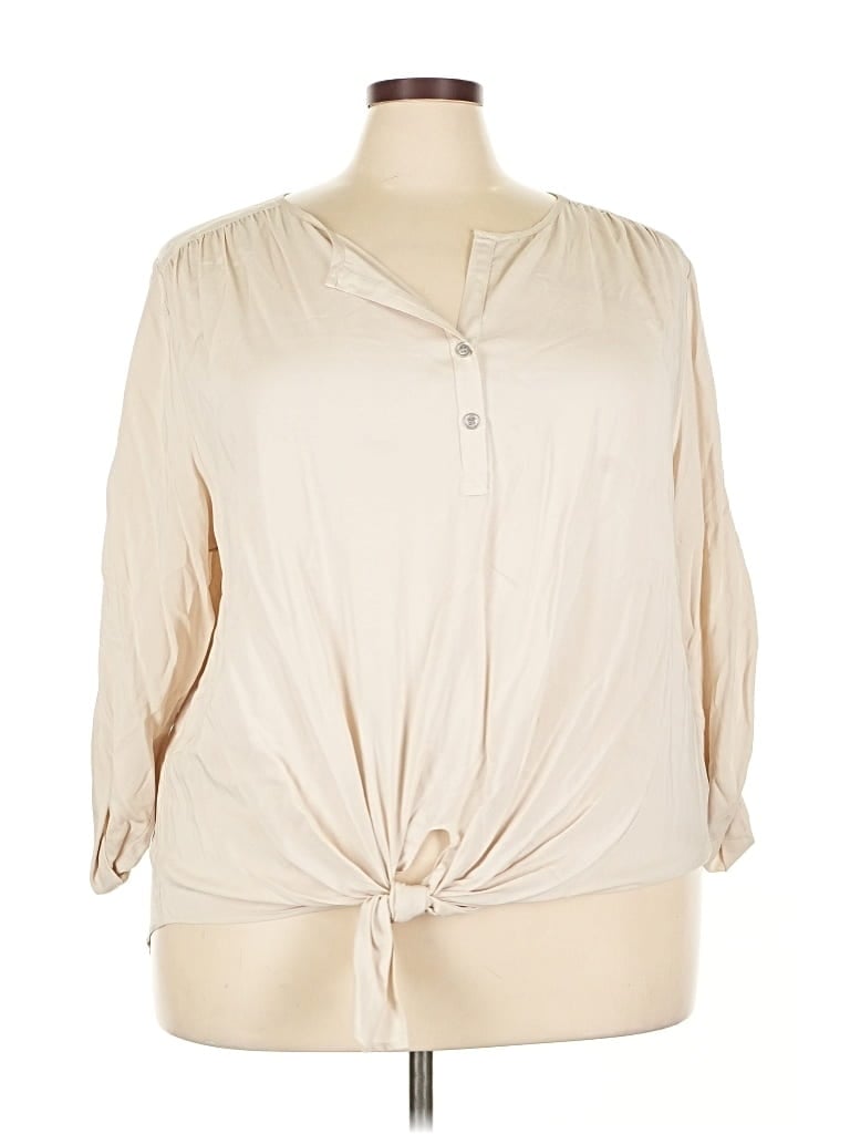 Karen Kane 3/4 Sleeve Blouse In Multi