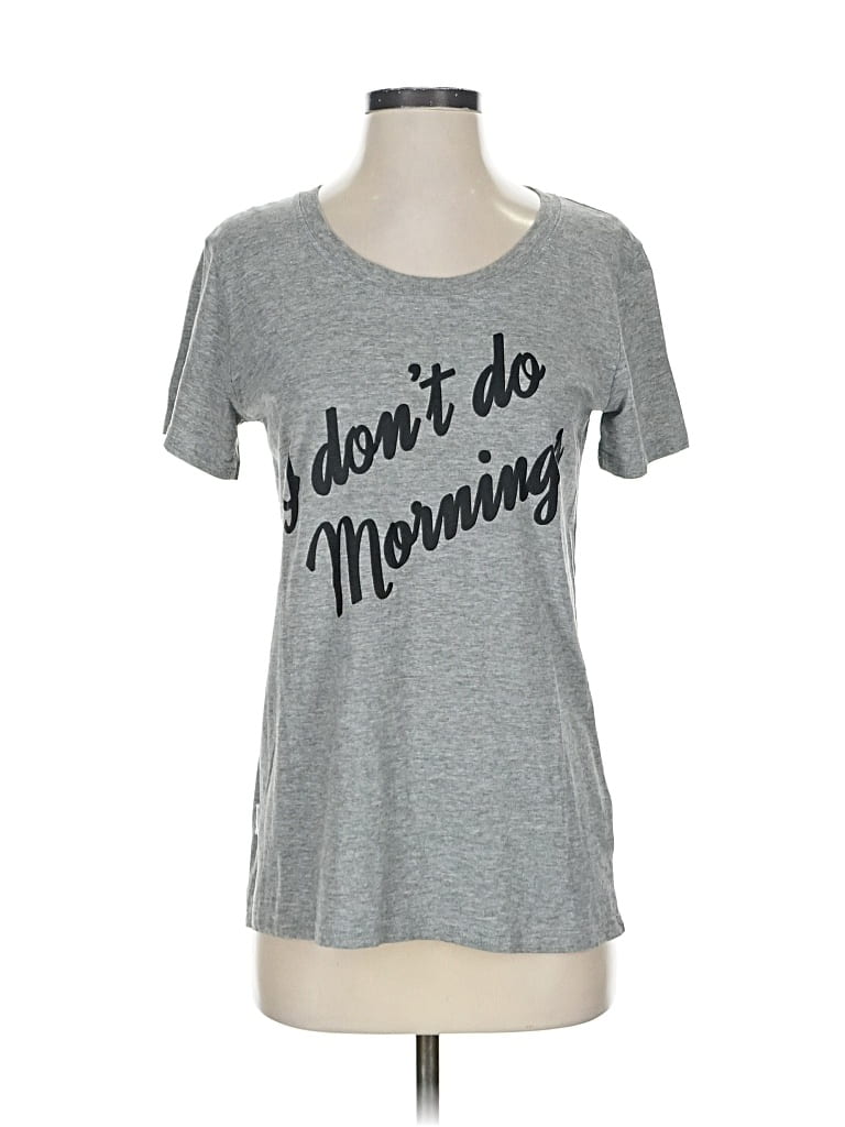 Pre-owned Assorted Brands Short Sleeve T-shirt In Gray