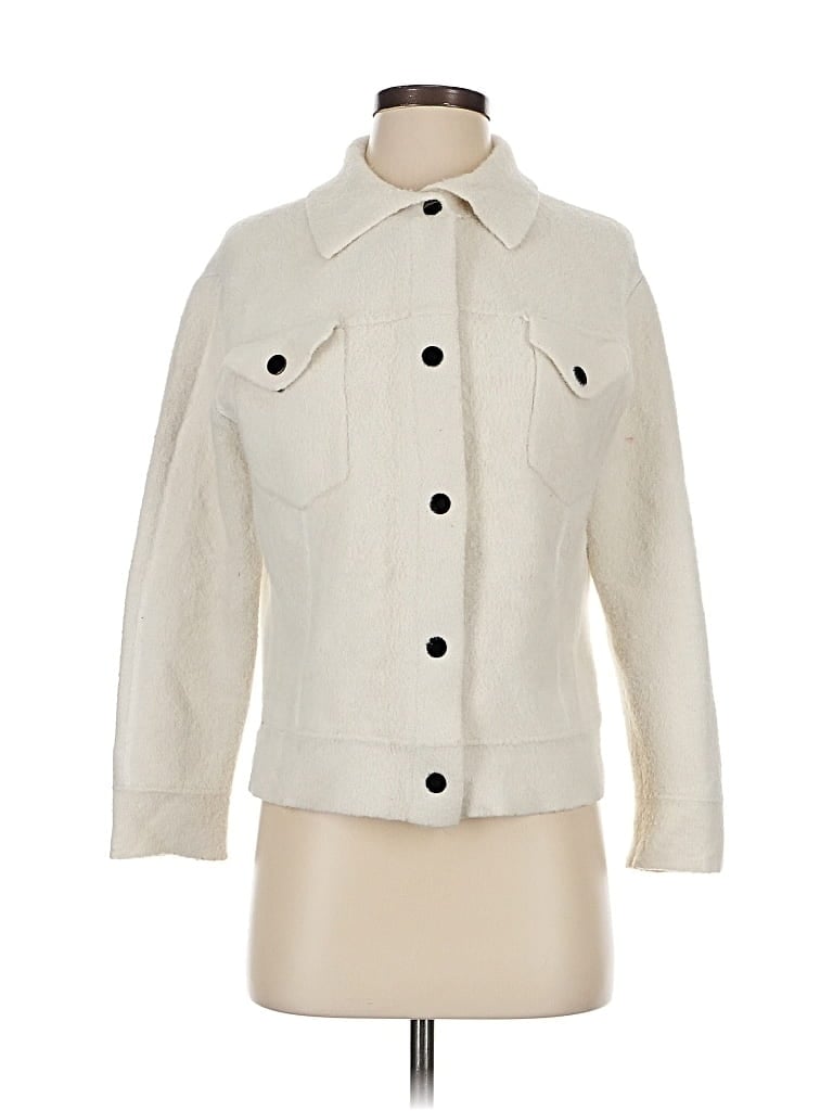 Pre-owned Mng Suit Jacket In White