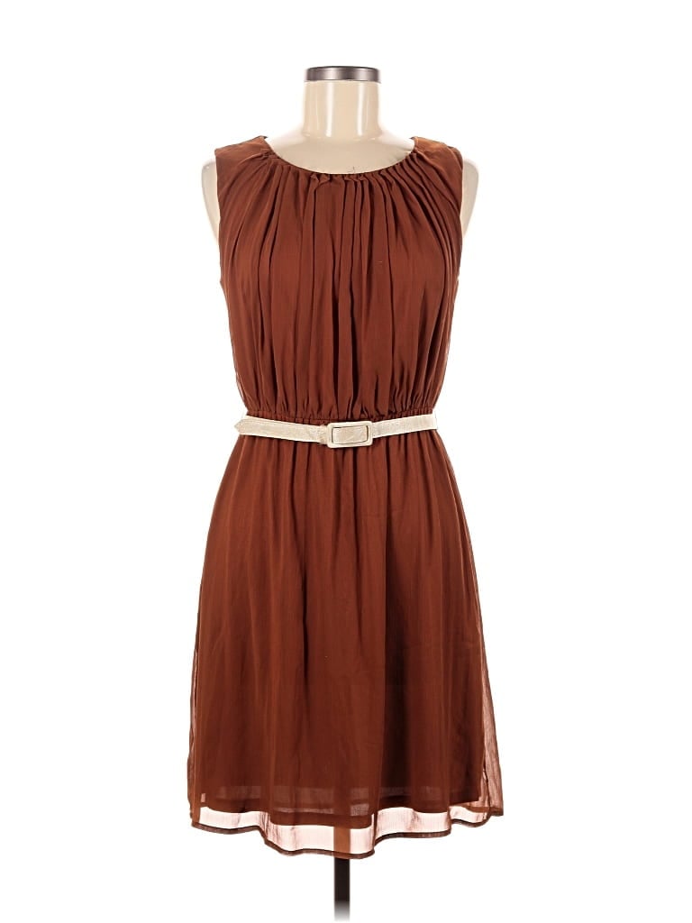 Pre-owned H&m Casual Dress In Brown