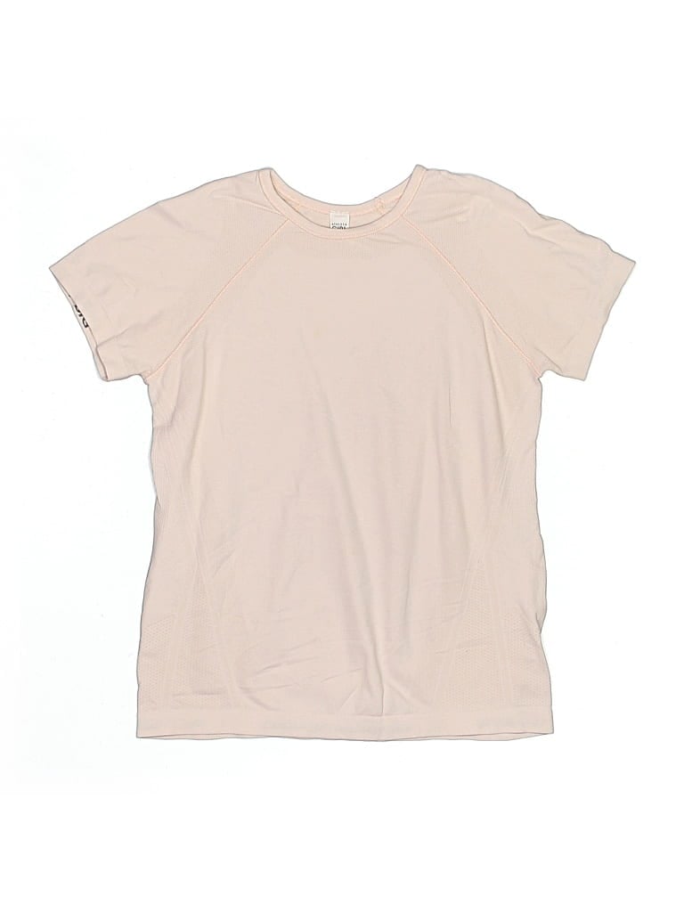 Pre-owned Athleta Girl Kids' Short Sleeve T-shirt In Brown