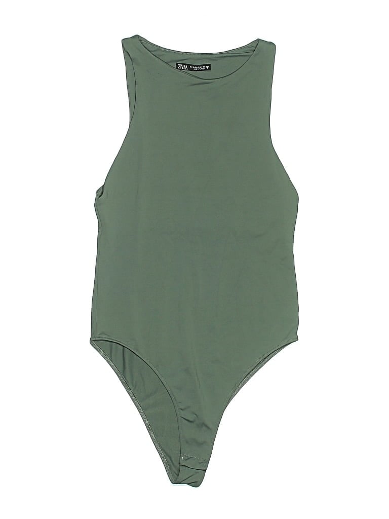 Pre-owned Zara Bodysuit In Green