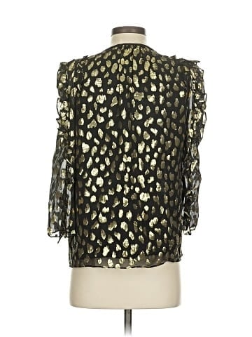 Rebecca Taylor 3/4 Sleeve Silk Top (view 2)