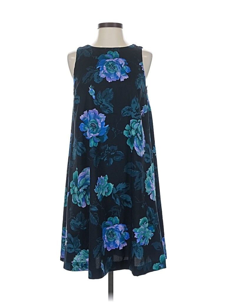 Pre-owned Ann Taylor Loft Casual Dress In Blue