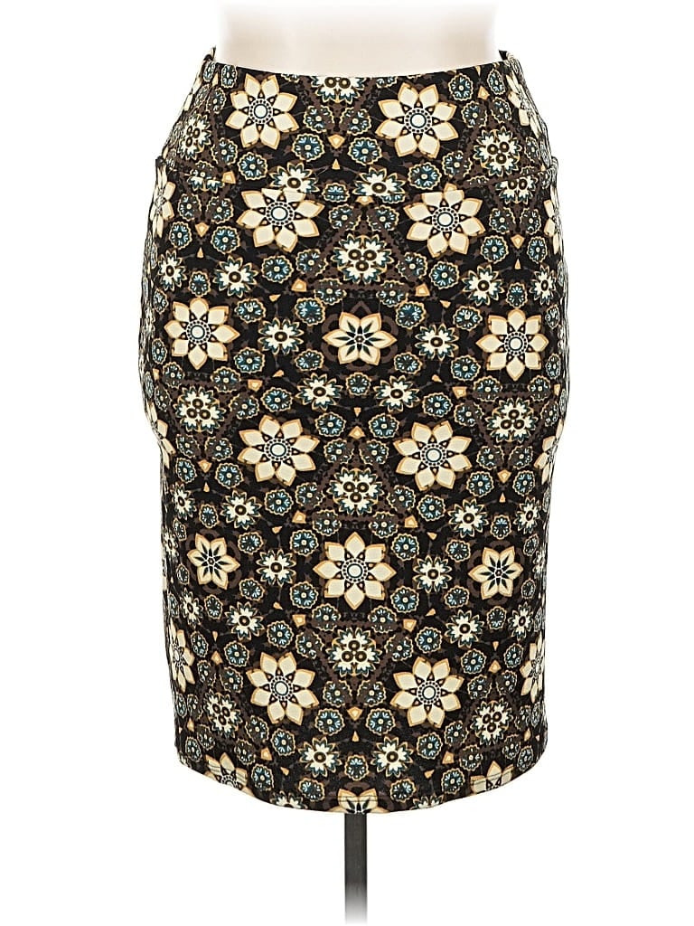 Pre-owned Lularoe Casual Skirt In Brown