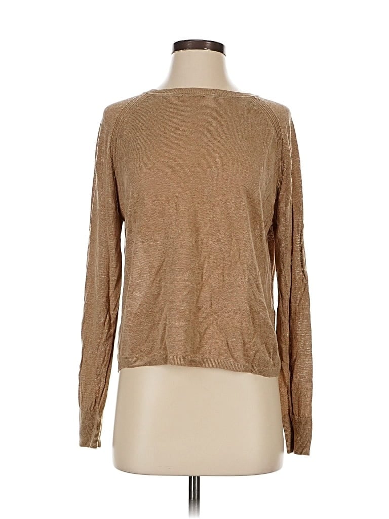 Pre-owned Banana Republic Long Sleeve T-shirt In Brown