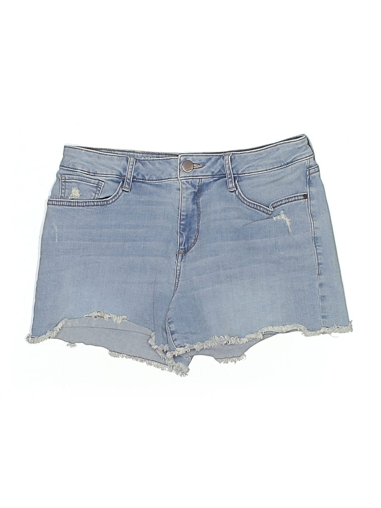 Pre-owned A.n.a. A New Approach Denim Shorts In Blue