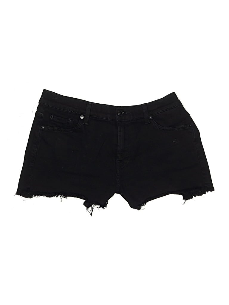 Pre-owned 7 For All Mankind Shorts In Black