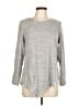 Simply Vera Vera Wang Metallic Silver Pullover Sweater Size L (petite) - photo 1