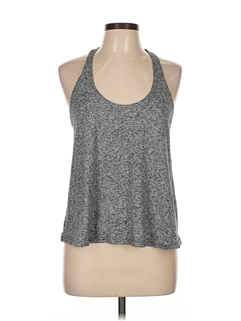 Pre-owned Eberjey Tank Top Gray Halter Neckline Tops