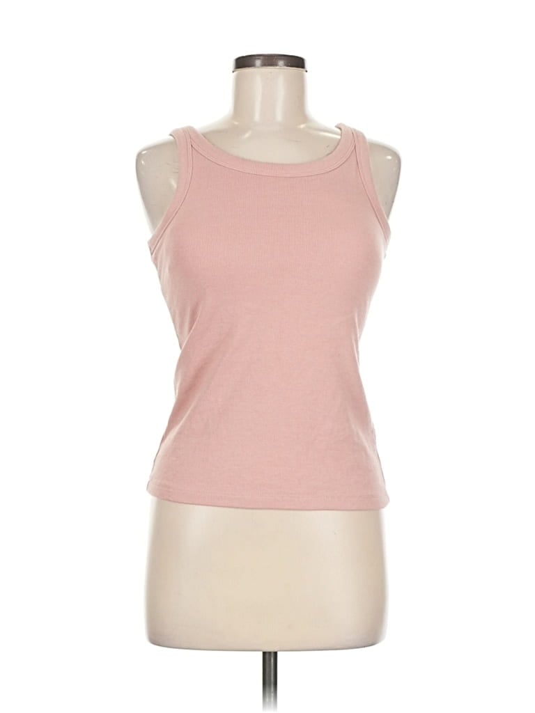 Pre-owned Unbranded Tank Top Pink Halter Neckline Tops