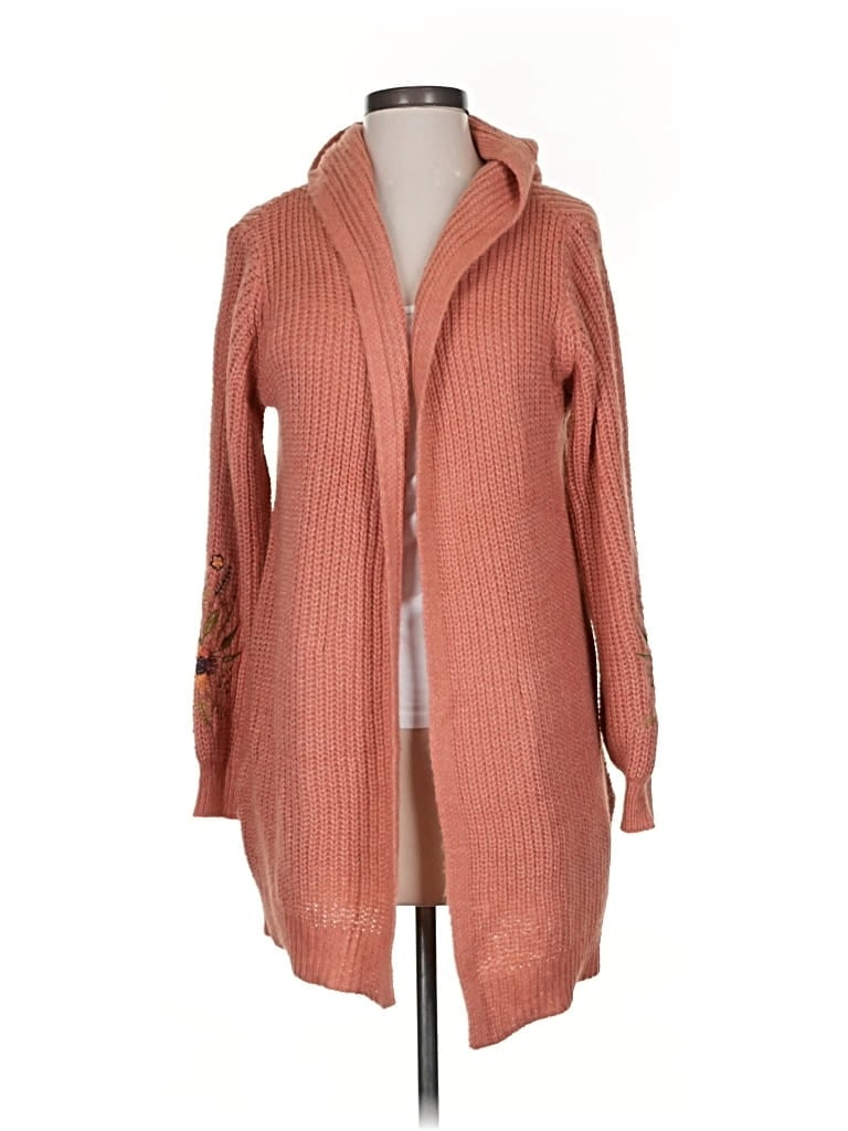 Pre-owned By Design Cardigan Sweater In Orange