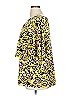 IMAN Animal Print Yellow 3/4 Sleeve Blouse Size 1X - photo 5