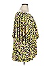 IMAN Animal Print Yellow 3/4 Sleeve Blouse Size 1X - photo 4