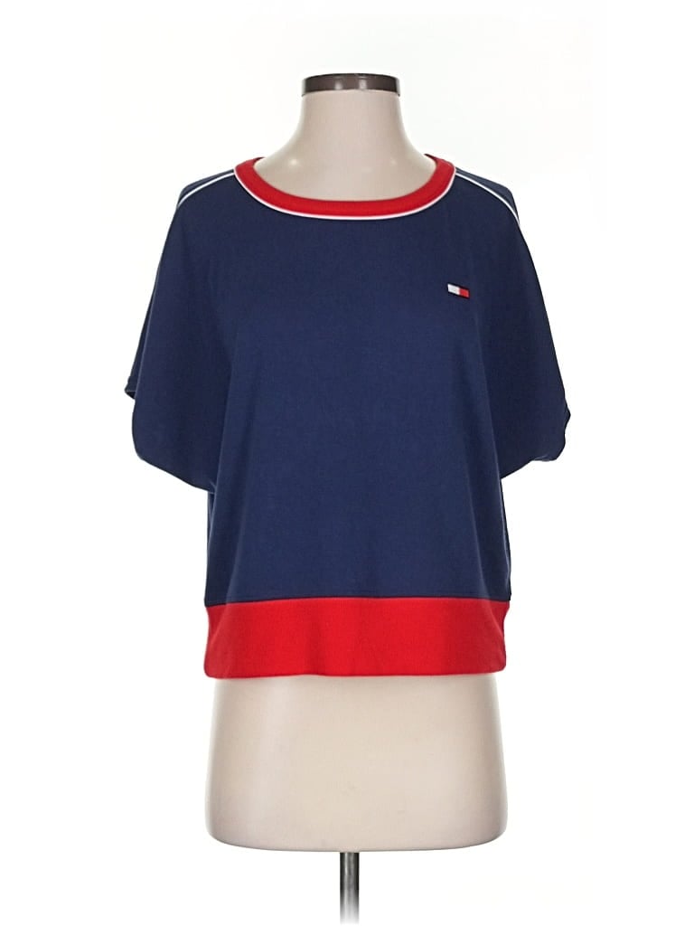 Pre-owned Tommy Hilfiger Sport Sweatshirt In Blue