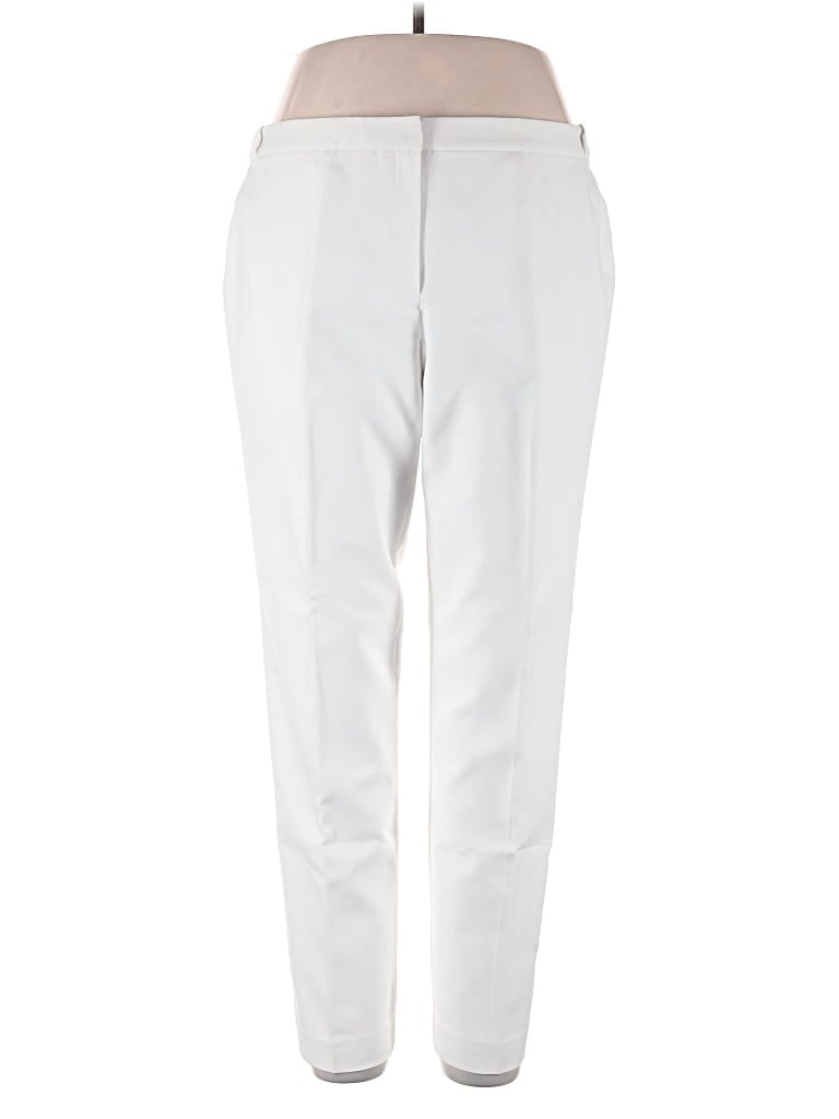 Pre-owned Calvin Klein Casual Pants In White