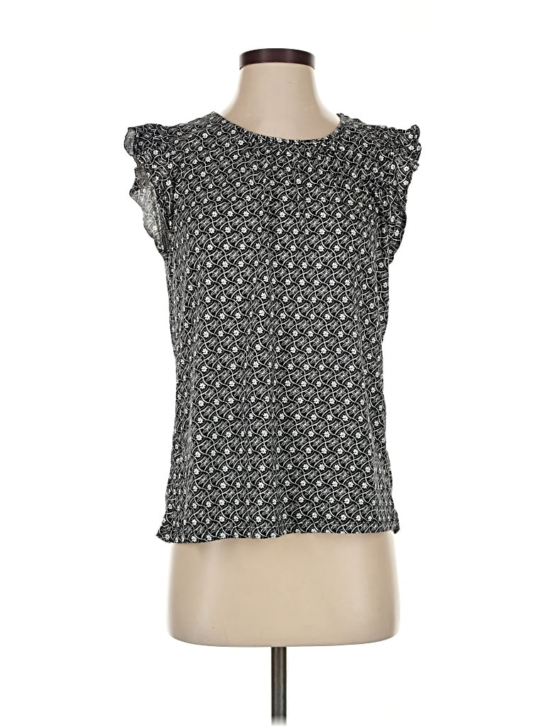 Pre-owned Ann Taylor Loft Outlet Sleeveless T-shirt In Gray