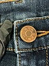 BDG Hearts Blue Jeans Size 26 waist - photo 7